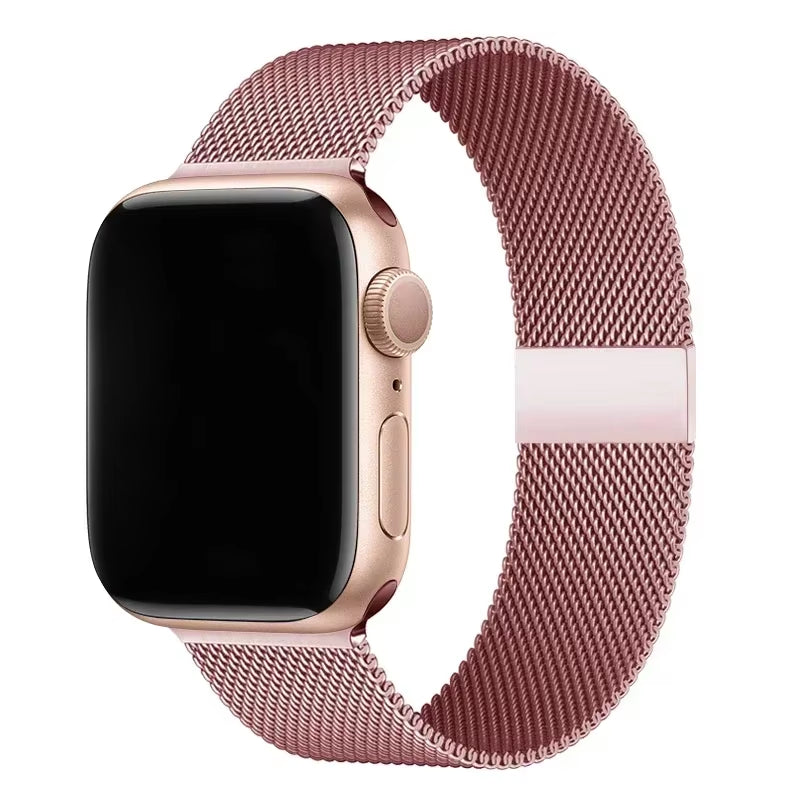 Milanese Loop Band for  Watch Strap Ultra 49Mm 45Mm 44Mm 41Mm 40Mm Metal Wristband Bracelet Iwatch Series 9 8 7 6 5 4 3 SE