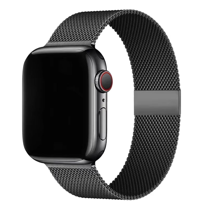 Milanese Loop Band for  Watch Strap Ultra 49Mm 45Mm 44Mm 41Mm 40Mm Metal Wristband Bracelet Iwatch Series 9 8 7 6 5 4 3 SE