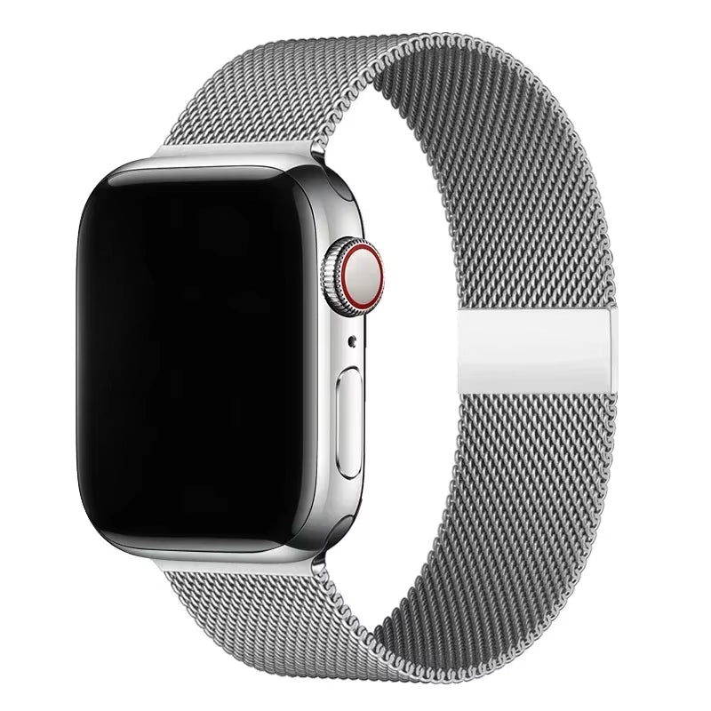 Milanese Loop Band for  Watch Strap Ultra 49Mm 45Mm 44Mm 41Mm 40Mm Metal Wristband Bracelet Iwatch Series 9 8 7 6 5 4 3 SE