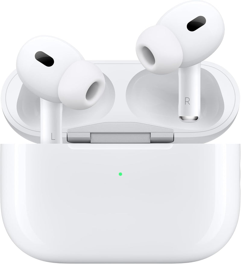 Airpods Pro 2 Wireless Earbuds, Bluetooth Headphones, Active Noise Cancellation, Transparency, Personalized Spatial Audio, High-Fidelity Sound, H2 Chip, USB-C Charging