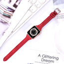 Slim Leather Band for Apple Watch Strap 45 41 40 44 38 42Mm 44 Mm Genuine Leather Bracelet Apple Watch Serie 7 6 5 4 3 Se Strap