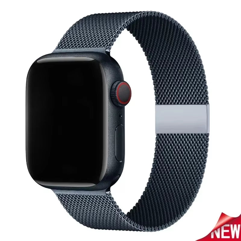 Milanese Loop Band for  Watch Strap Ultra 49Mm 45Mm 44Mm 41Mm 40Mm Metal Wristband Bracelet Iwatch Series 9 8 7 6 5 4 3 SE