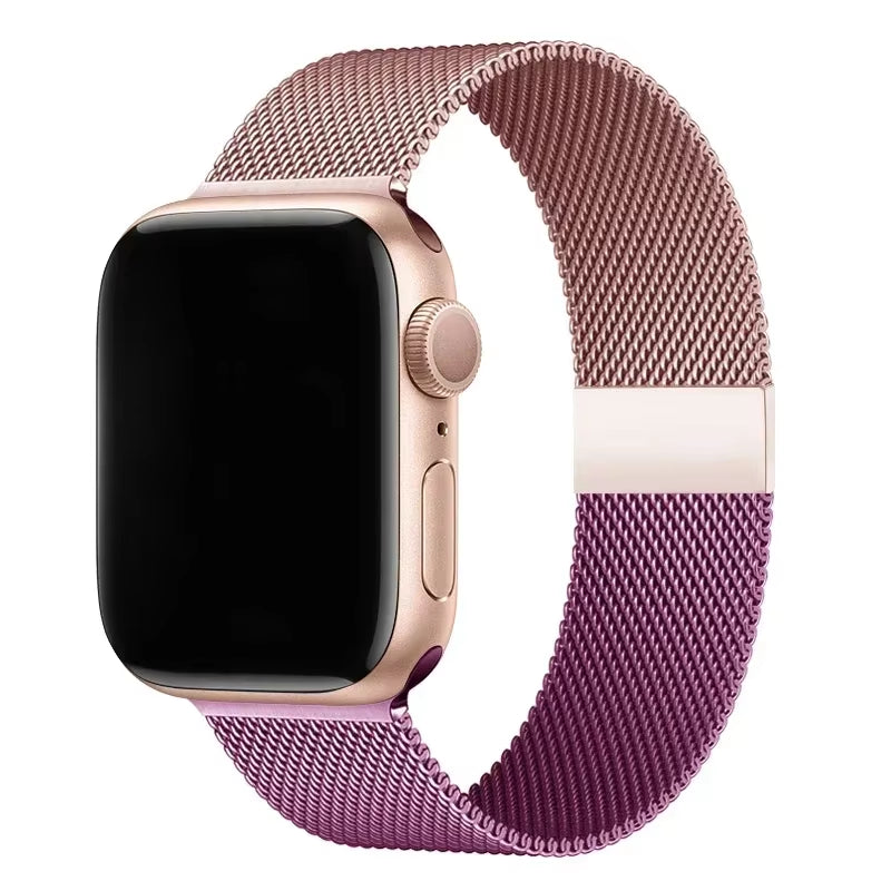 Milanese Loop Band for  Watch Strap Ultra 49Mm 45Mm 44Mm 41Mm 40Mm Metal Wristband Bracelet Iwatch Series 9 8 7 6 5 4 3 SE