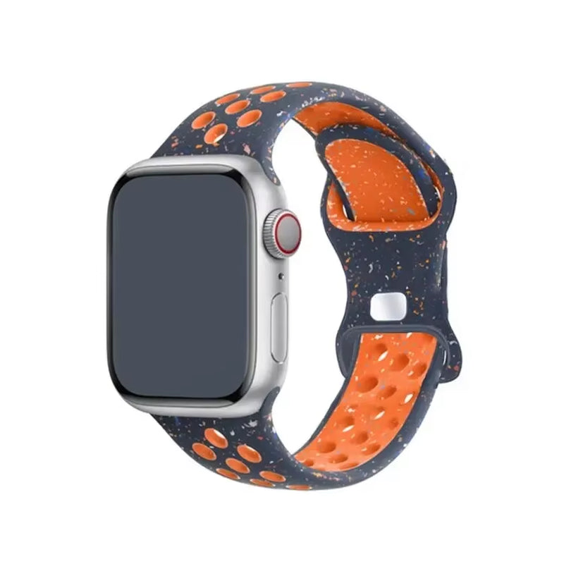 Strap for Apple Watch Band 49Mm 44Mm 45Mm 42Mm 41Mm 38Mm 40Mm Correa Silicone Sports Bracelet Iwatch 8 SE 7 6 5 Ultra 49Mm