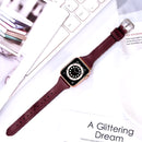 Slim Leather Band for Apple Watch Strap 45 41 40 44 38 42Mm 44 Mm Genuine Leather Bracelet Apple Watch Serie 7 6 5 4 3 Se Strap