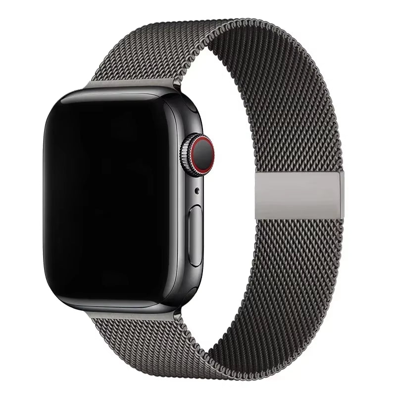 Milanese Loop Band for  Watch Strap Ultra 49Mm 45Mm 44Mm 41Mm 40Mm Metal Wristband Bracelet Iwatch Series 9 8 7 6 5 4 3 SE