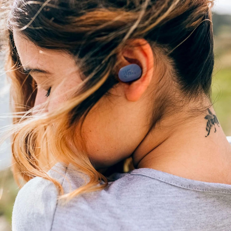 Tune Buds - True Wireless Noise Cancelling Earbuds,  Pure Bass Sound, Bluetooth 5.3, 4-Mic Technology for Crisp, Clear Calls, up to 48 Hours of Battery Life, Water and Dust Resistant (Blue)