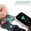 Strap for Apple Watch Band 49Mm 44Mm 45Mm 42Mm 41Mm 38Mm 40Mm Correa Silicone Sports Bracelet Iwatch 8 SE 7 6 5 Ultra 49Mm