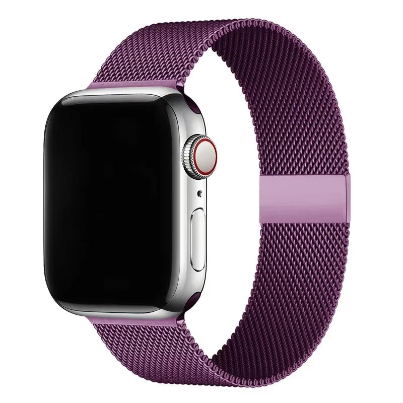 Milanese Loop Band for  Watch Strap Ultra 49Mm 45Mm 44Mm 41Mm 40Mm Metal Wristband Bracelet Iwatch Series 9 8 7 6 5 4 3 SE