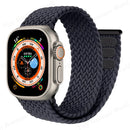 Braided Solo Loop Strap for Apple Watch Ultra 49Mm 44Mm 45Mm 40Mm 41Mm 42Mm Series 8 7 SE 6 5 4 3 Strap