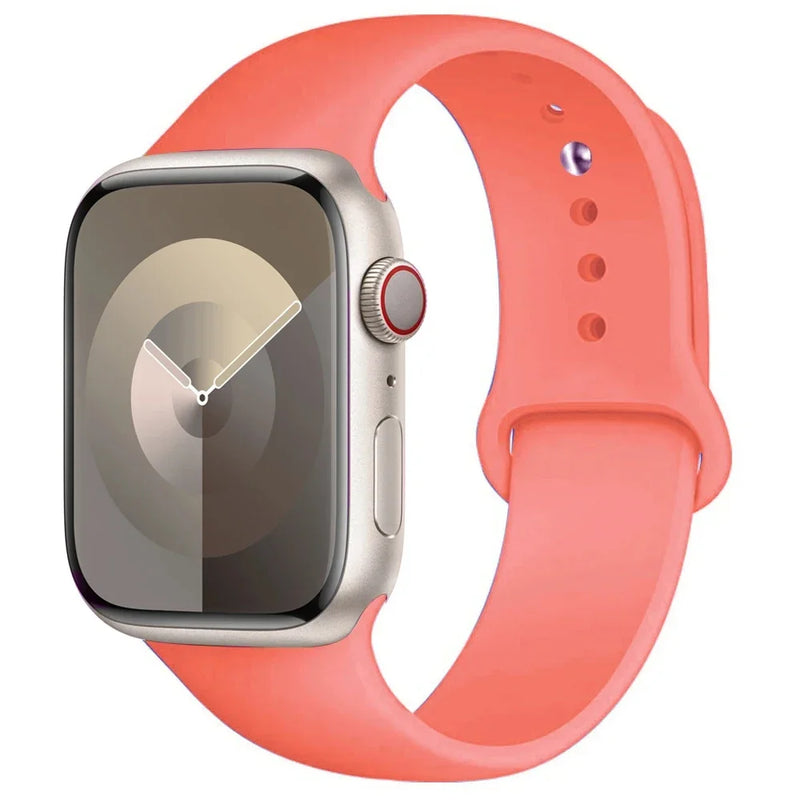 Silicone Band for  apple Watch 44Mm 45Mm 40Mm 41Mm 42-38Mm 45 Mm,Series 8 7 6 5 4 3 SE 9 Ultra 2 49Mm