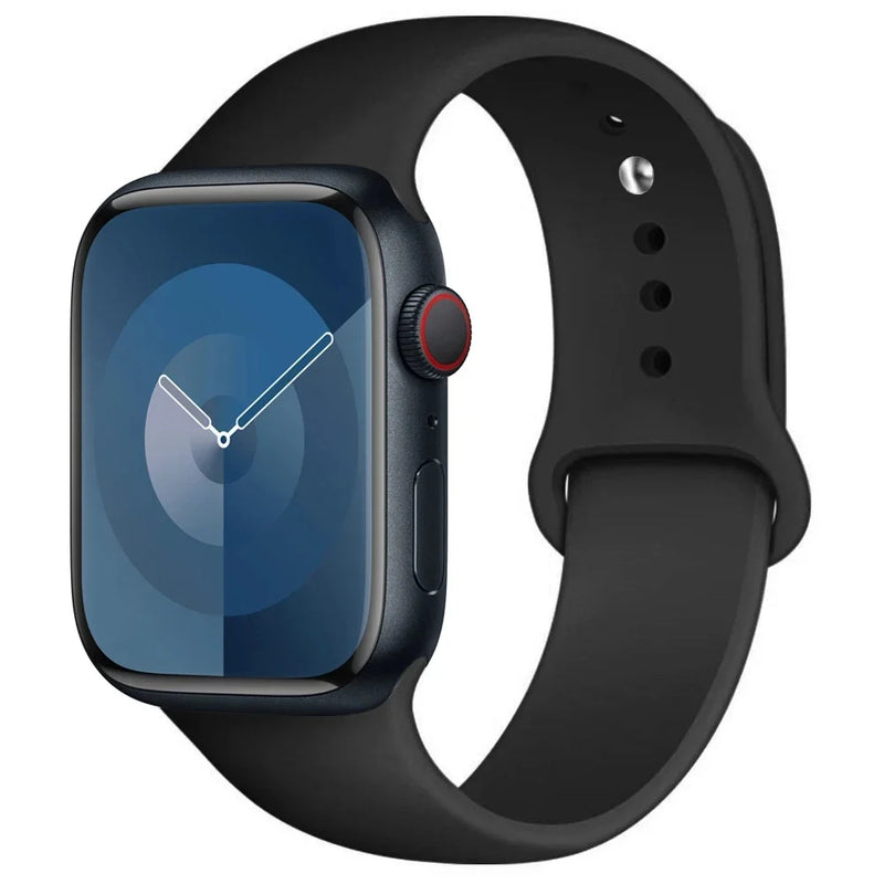 Silicone Band for  apple Watch 44Mm 45Mm 40Mm 41Mm 42-38Mm 45 Mm,Series 8 7 6 5 4 3 SE 9 Ultra 2 49Mm