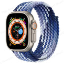 Braided Solo Loop Strap for Apple Watch Ultra 49Mm 44Mm 45Mm 40Mm 41Mm 42Mm Series 8 7 SE 6 5 4 3 Strap