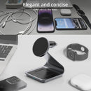 Bonola Magnetic 3 in 1 Wireless Charger for Iphone 15/13/14 Pro Max/12 30W Wireless Charging Station for Apple Watch/Airpods Pro