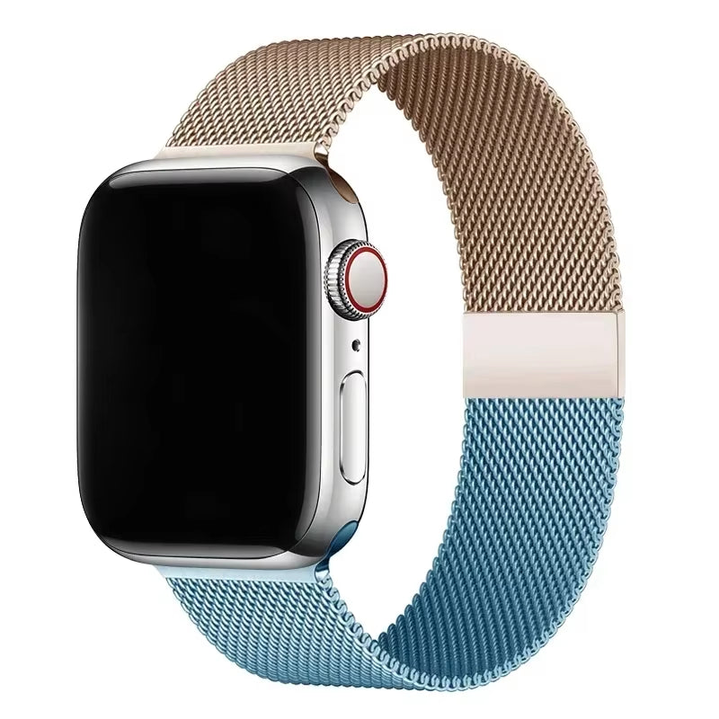 Milanese Loop Band for  Watch Strap Ultra 49Mm 45Mm 44Mm 41Mm 40Mm Metal Wristband Bracelet Iwatch Series 9 8 7 6 5 4 3 SE