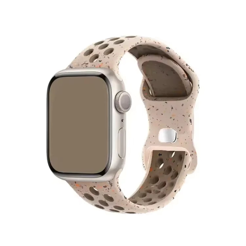 Strap for Apple Watch Band 49Mm 44Mm 45Mm 42Mm 41Mm 38Mm 40Mm Correa Silicone Sports Bracelet Iwatch 8 SE 7 6 5 Ultra 49Mm