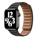 Leather Link for  Watch 7 Band 40Mm 44Mm 42Mm 38Mm 42 Mm 1:1 Magnetic Loop Bracelet Iwatch Series 7 6 5 4 3 SE Strap