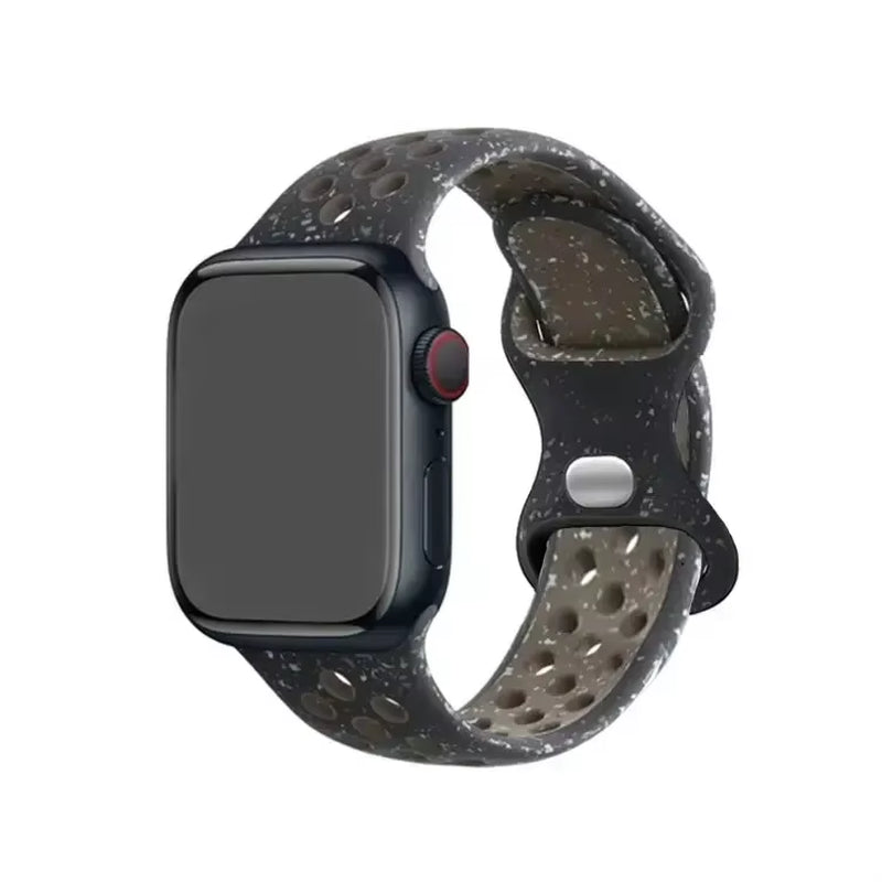 Strap for Apple Watch Band 49Mm 44Mm 45Mm 42Mm 41Mm 38Mm 40Mm Correa Silicone Sports Bracelet Iwatch 8 SE 7 6 5 Ultra 49Mm