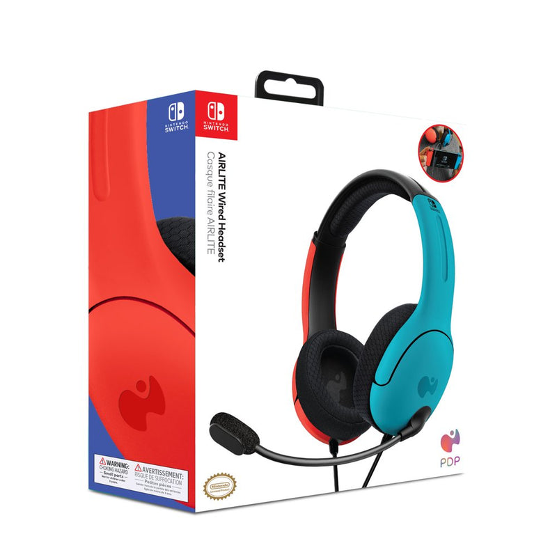 AIRLITE Wired Headset: Neon Pop for Nintendo Switch