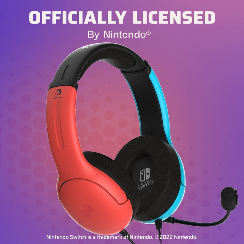 AIRLITE Wired Headset: Neon Pop for Nintendo Switch