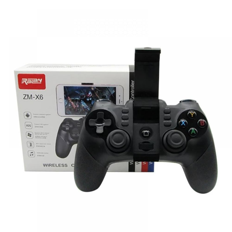 Mobile Game Controller Wireless USB Gamepad Joystick with Phone Clip Mount for Smart Phone / PS3 / Tablet