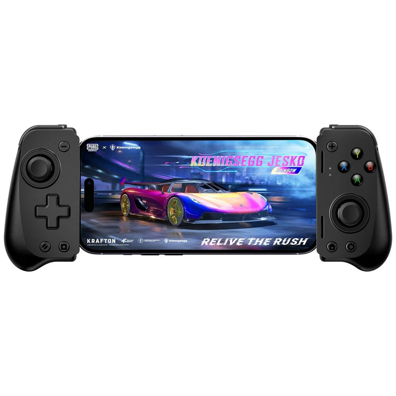 Mobile Gaming Controller for Iphone with Hall Effect Joysticks and Hall Trigger, Expandable Wireless Game Controller Support Xbox Cloud,Steam Link,Ps Remote Play,Arcade Games,Geforce Now and More