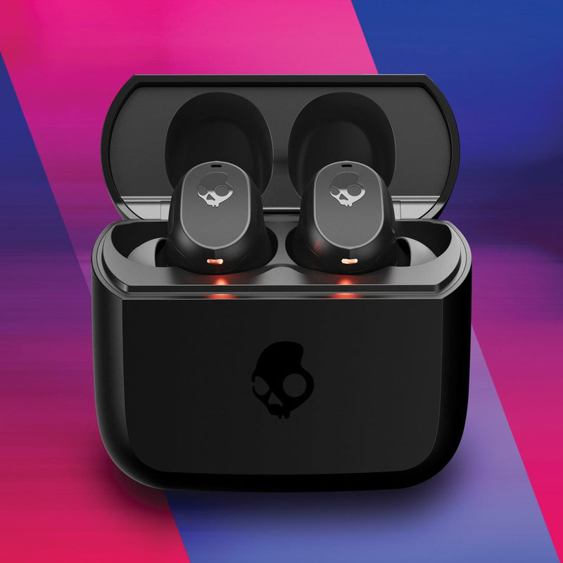 Skullcandy Mod Bluetooth Earbuds with Microphone, True Wireless with Charging Case.