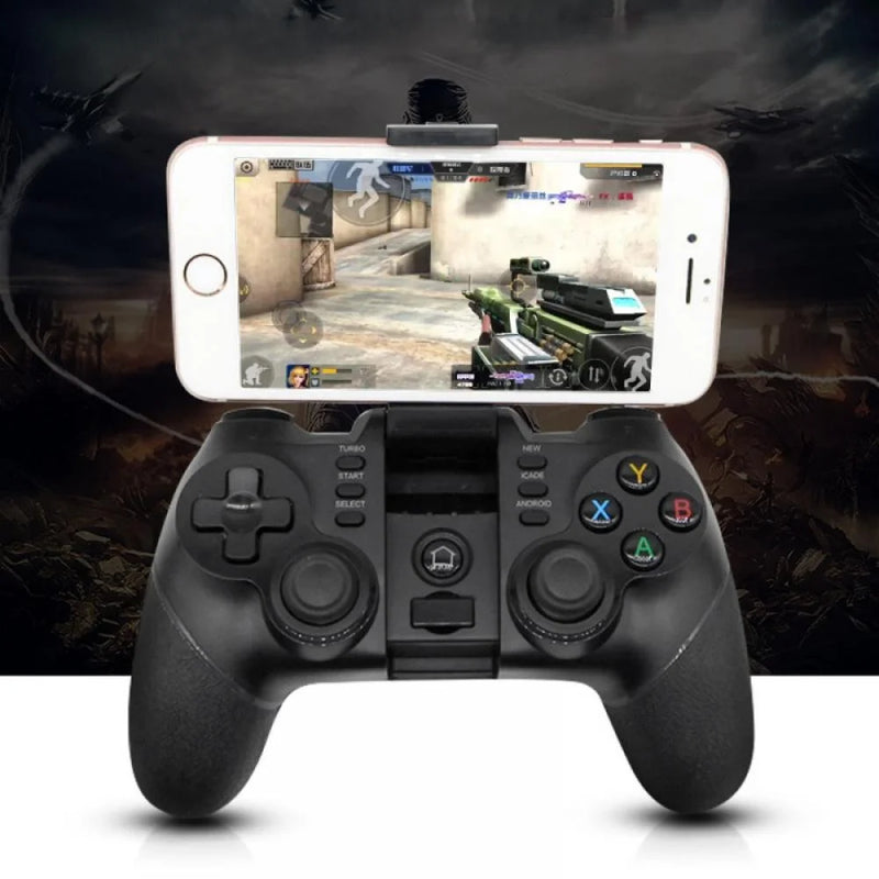 Mobile Game Controller Wireless USB Gamepad Joystick with Phone Clip Mount for Smart Phone / PS3 / Tablet