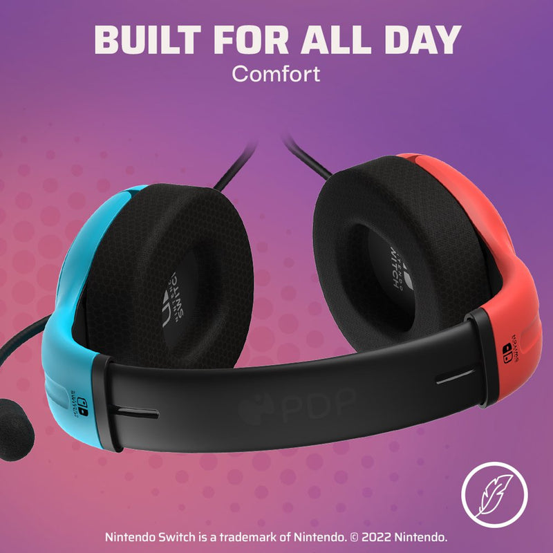 AIRLITE Wired Headset: Neon Pop for Nintendo Switch